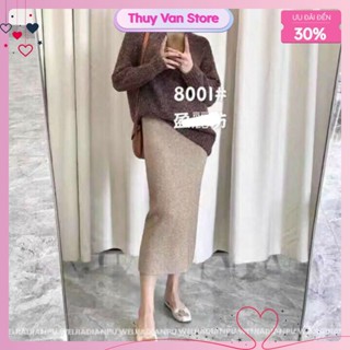  Chân váy len bút chì dáng dài chuẩn loại 1 Quảng Châu 