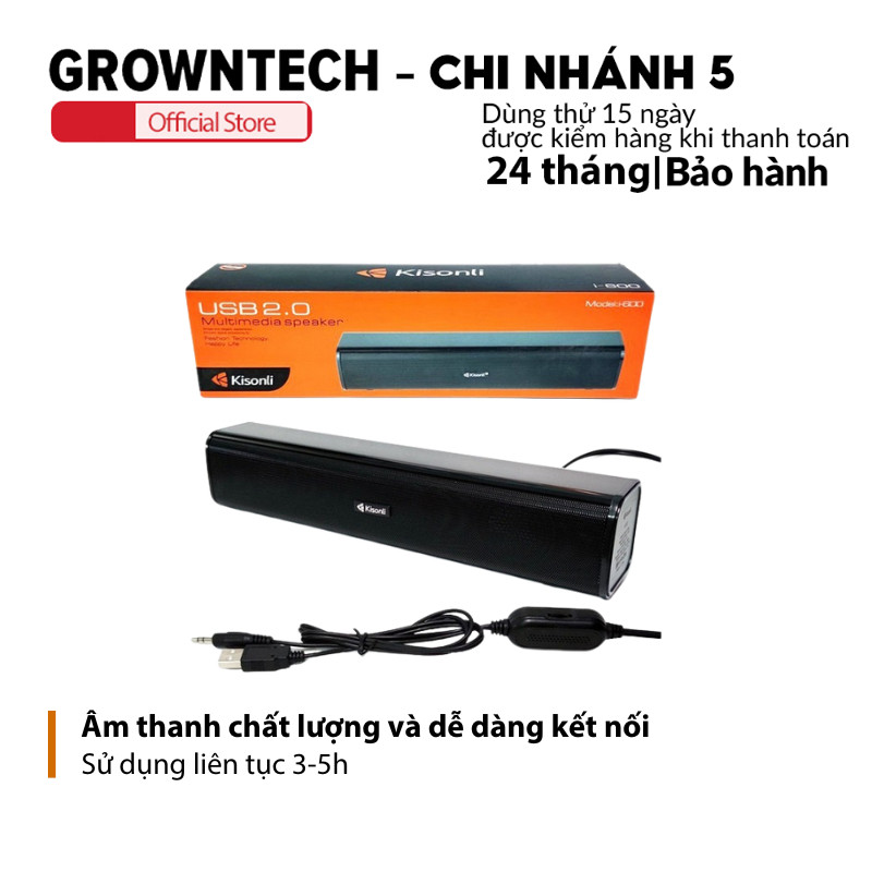 LOA VI TÍNH KISONLI I-600 thiết kế nhỏ gọn tinh tế đẹp mắt âm thanh chất lượng và dễ dàng kết nối