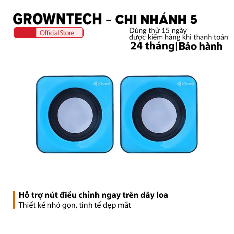 Loa 2.0 Kisonli V310 thiết kế gọn nhẹ âm thanh sắc nét