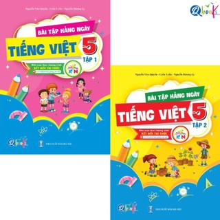 Sách - Combo Bài Tập Hằng Ngày Tiếng Việt Lớp 5 - Kết Nối Tri Thức Với Cuộc Sống - Cả Năm (2 cuốn)