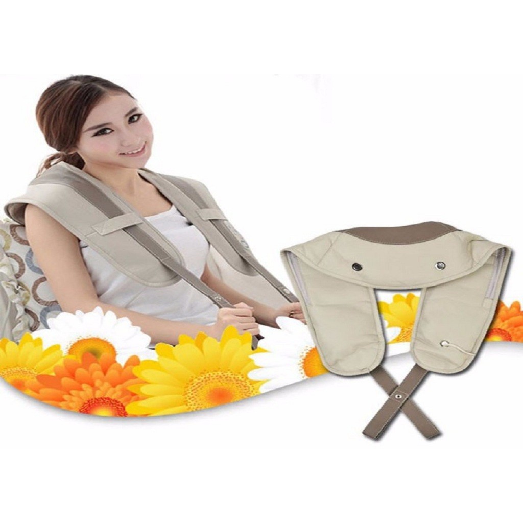 Đai Massage giúp giảm Ê Ẩm, Đau Nhức Cổ Vai Lưng Gáy Giảm Mệt Mỏi Căng Thẳng