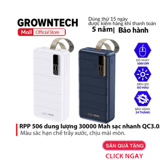 Sạc dự phòng Remax RPP506  RPP 506 dung lượng 30000 mAh sạc nhanh