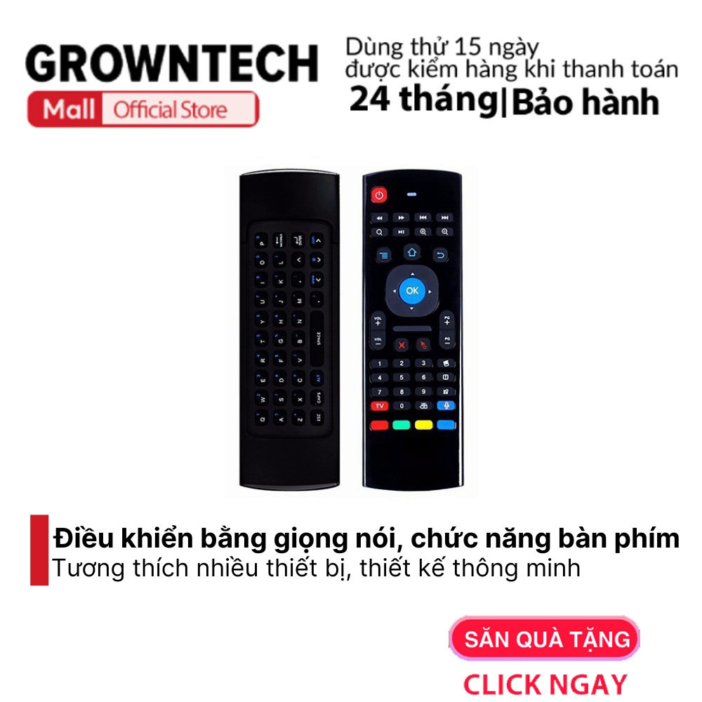 Remote Chuột Bay KM900 Điều Khiển Bằng Giọng Nói, Chức Năng Remote Học Lệnh Hồng Ngoại