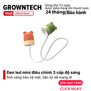 Đèn led nhỏ mini đọc sách đeo cổ KD201 dùng pin sạc có điều chỉnh 3 cấp độ sáng cho mọi lứa tuổi