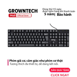 Bàn phím máy tính giả cơ deiog DY-801D gaming/văn phòng tương thích nhiều thiết bị cao cấp 2024