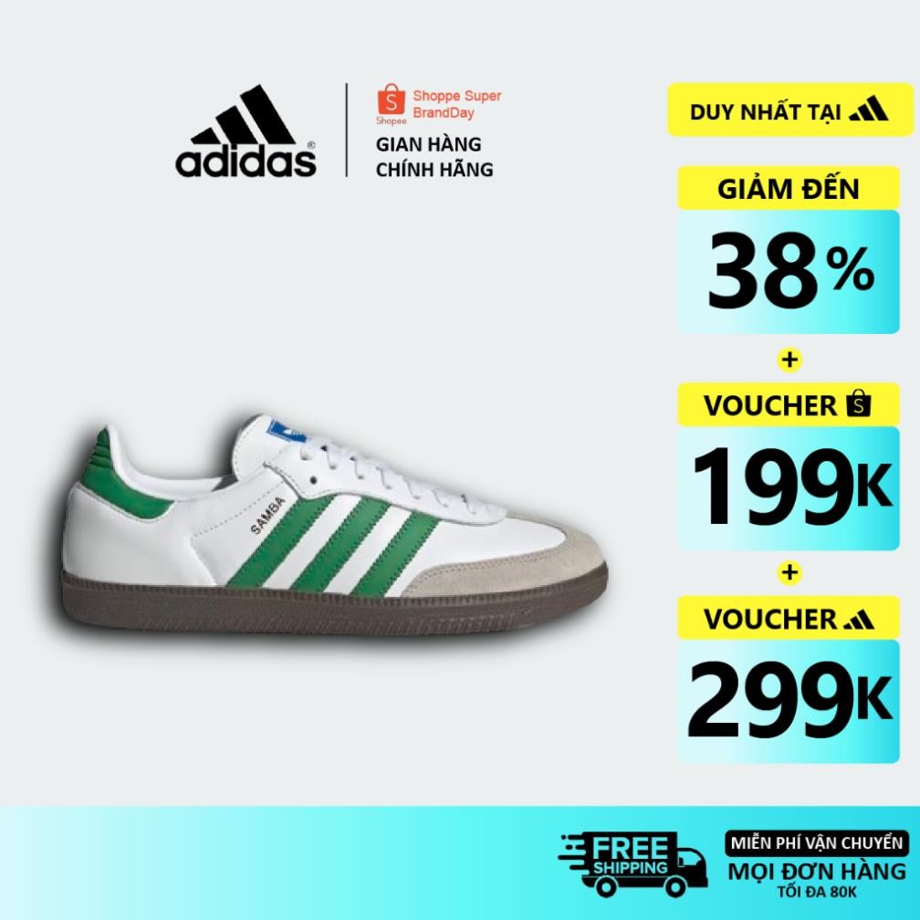 | CHÍNH HÃNG | Giày Adidas Samba OG ‘Footwear White Green’ IG1024 ♡ ..