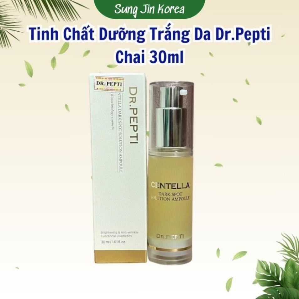 (CHÍNH HÃNG) Tinh Chất Dưỡng Trắng Da Dr.Pepti Centella Dark Spot Solution Ampoule Hàn Quốc