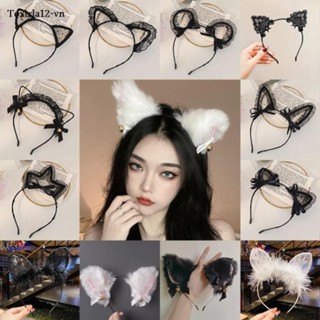 Băng đô cài tóc hình tai mèo, tai sóc, tai gấu phong cách Hàn Quốc thời trang quyến rũ PK03 phối đồ ngủ nữ cosplay sexy