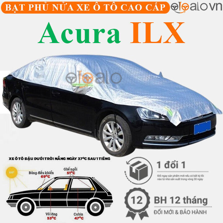 Bạt phủ nửa nóc kính lái xe ô tô Acura ILX 3 lớp - OTOALO