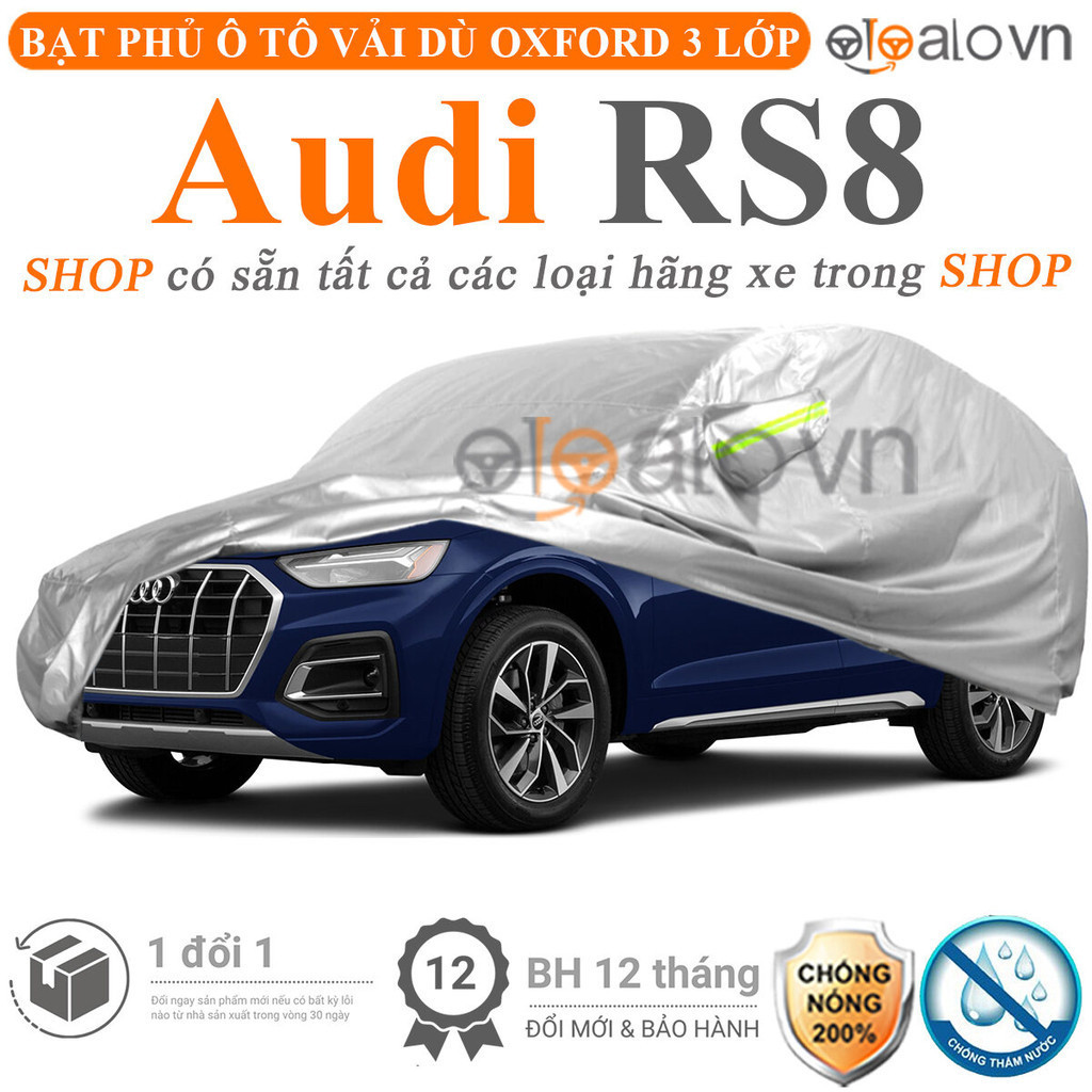 Bạt che phủ ô tô Audi RS8 3 lớp cao cấp - OTOALO