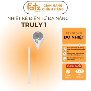 Nhiệt kế điện tử đa năng đo sữa, đo nước cho bé Fatz baby Truly 1 FB8683WS, nhỏ gọn, thông minh