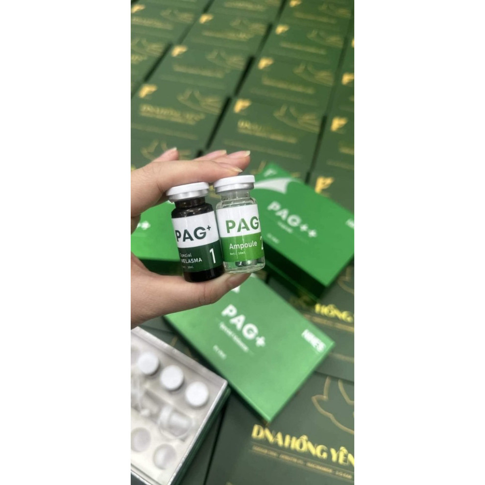 Tinh chất xử lý nám PAG+ và  PAG++ PHAN AN GREEN tem check chính hãng