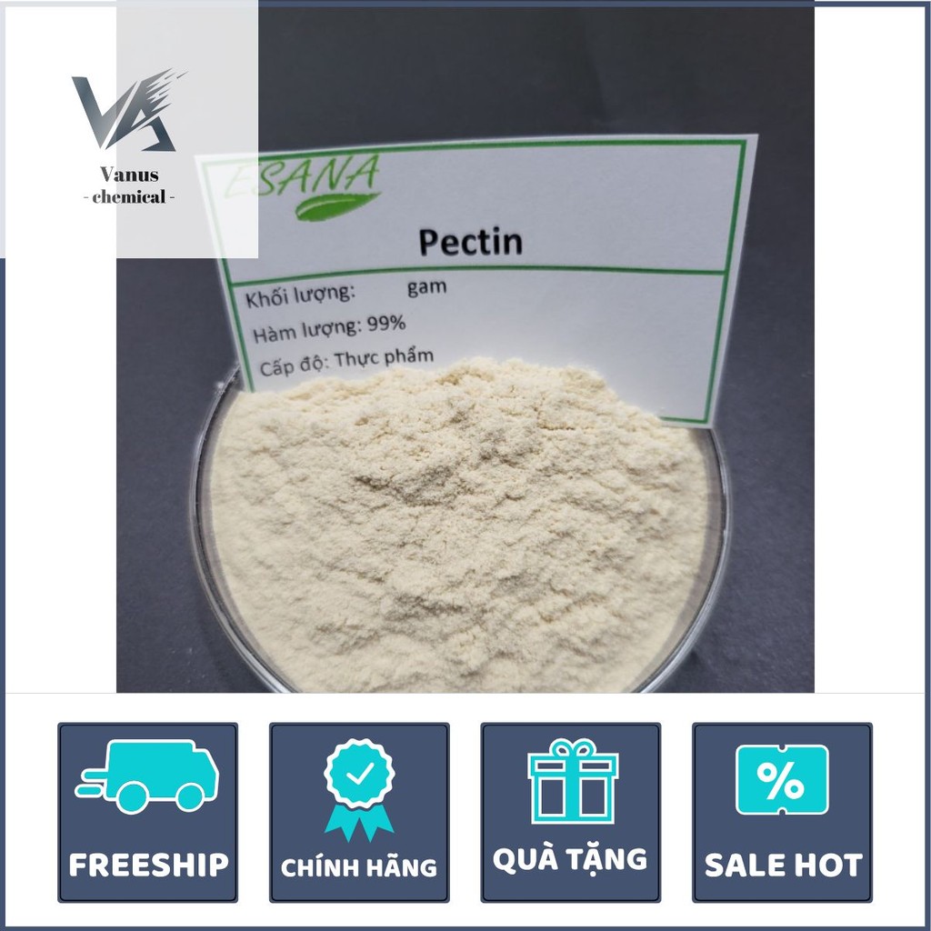 (hoachat_vanus) 50g-100g Bột Pectin thực phẩm