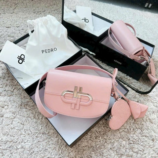 [ SẴN ] Túi nữ Túi Pedro set quà tặng charm phụ kiện full box túi vải sang chảnh size 19