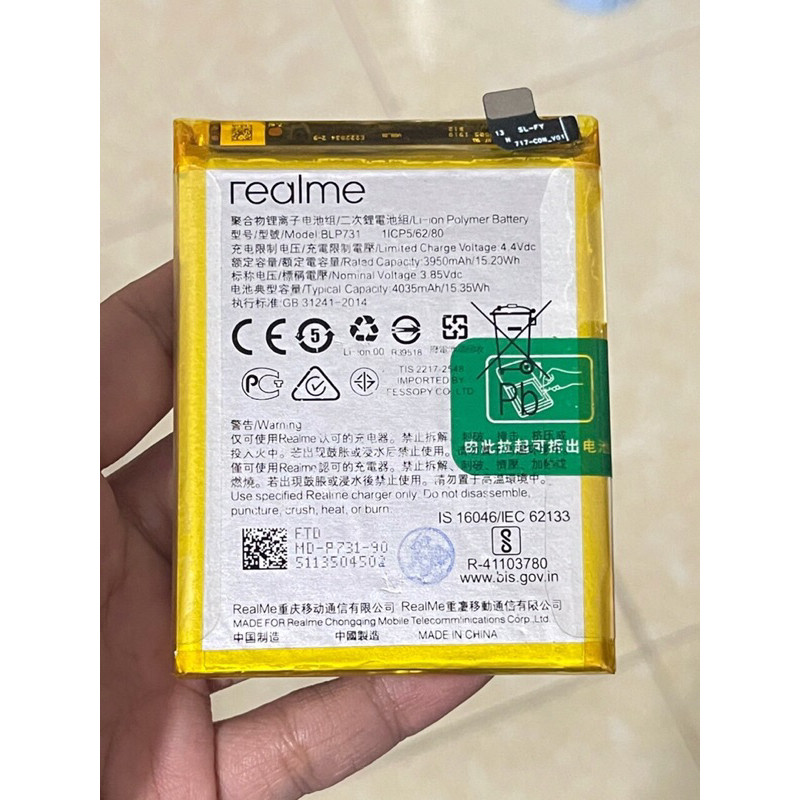 pin thay thế oppo realme 5 pro-BLP731