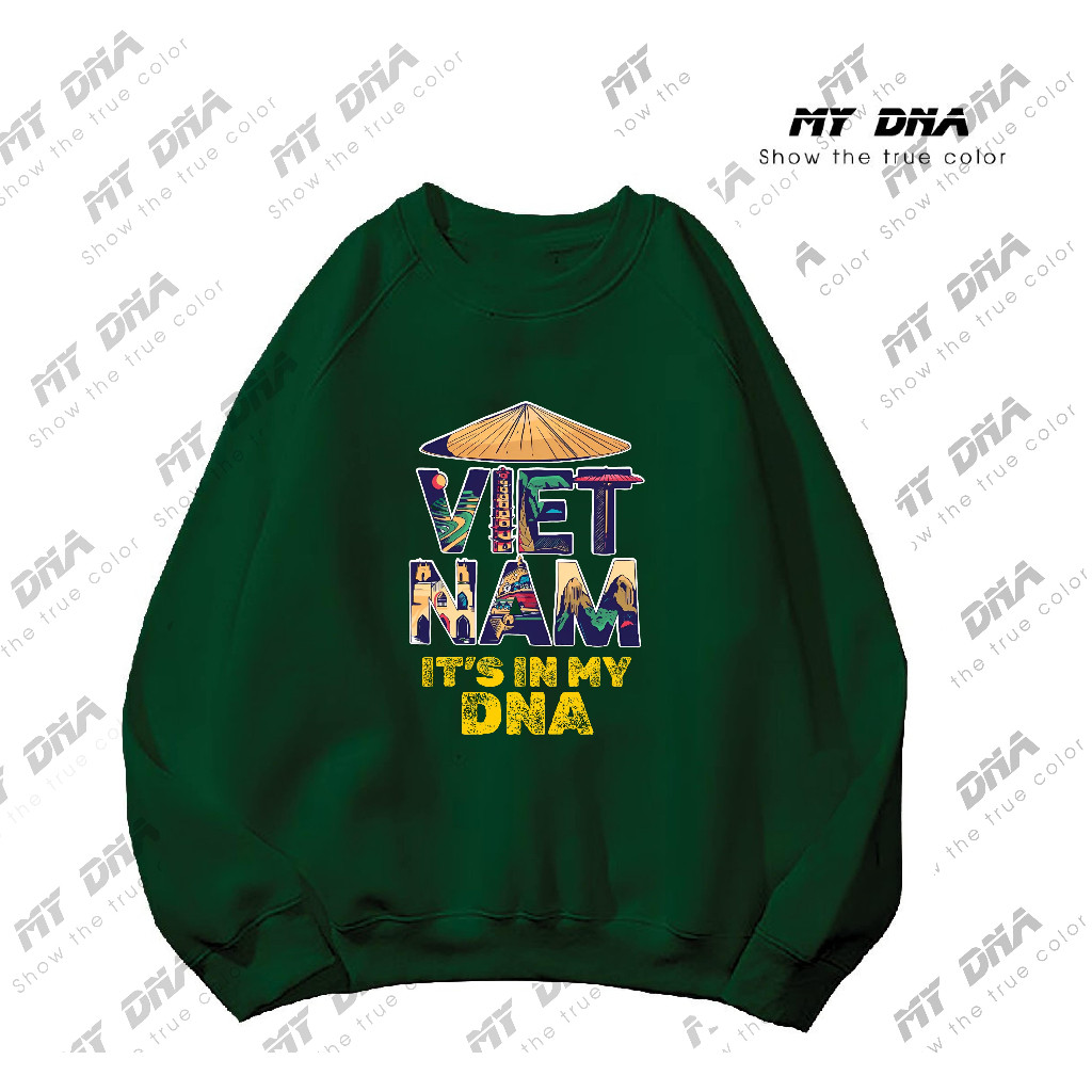 Áo nỉ sweater cặp đôi local brand form rộng unisex dày dặn mùa đông NÓN LÁ VIỆT NAM UT