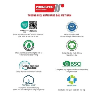 Khăn Tay PHONG PHÚ HOME CLASSIC, cotton nhập Mỹ, thấm hút hiệu quả, nhanh khô, dùng tắm gội, gym, spa, skincare UB07