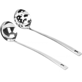 Môi canh inox, muôi lẩu  inox cán đúc liền  9107 TC