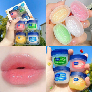 Set 4 Son Dưỡng Vị Trái Cây Chống Khô Môi Dành Cho Nam Và Nữ 7g