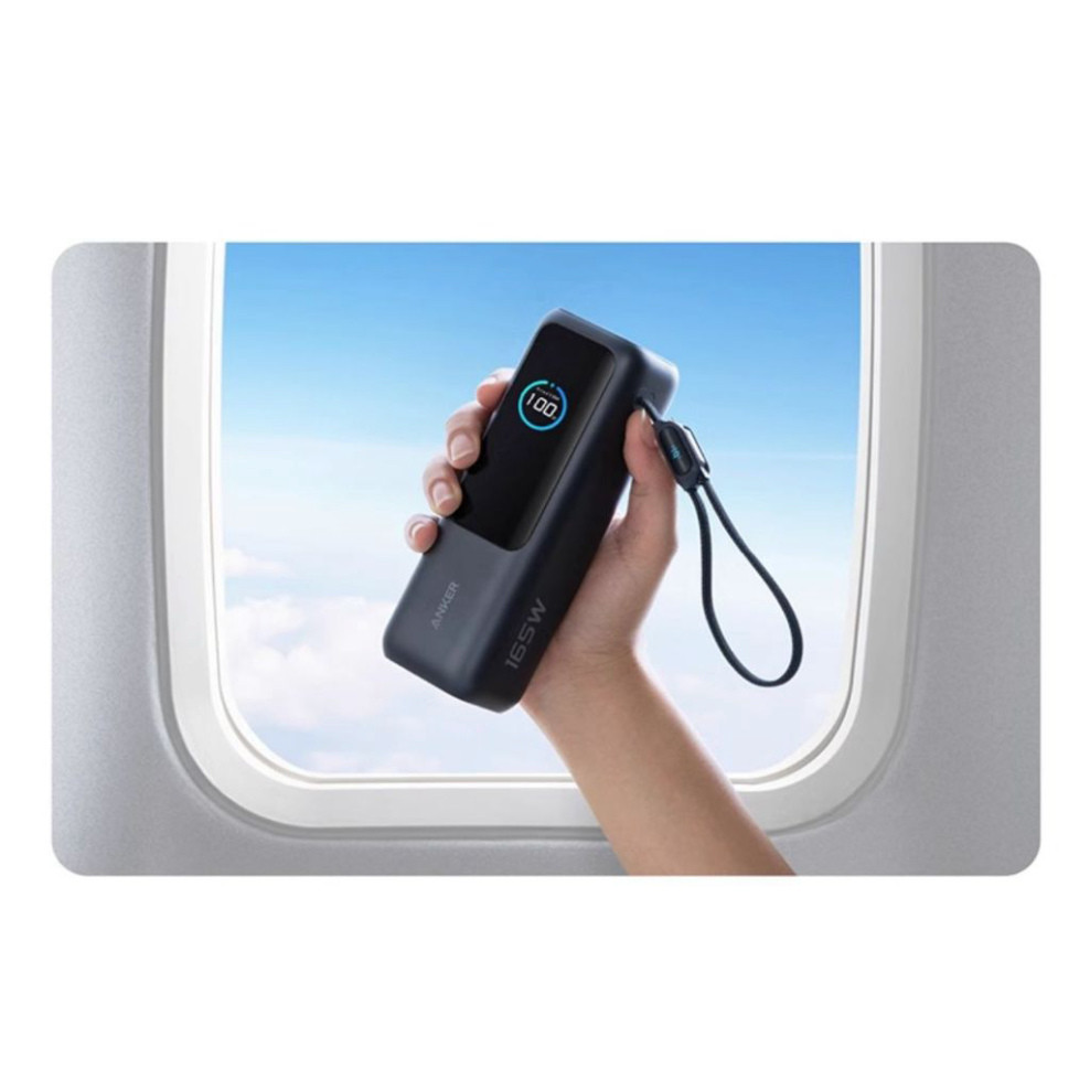 Sạc Dự Phòng Anker Zolo 25000mAh 165W Tích Hợp Cáp Rút Gọn A1695 - Bảo Hành 18 Tháng | BigBuy360 - bigbuy360.vn