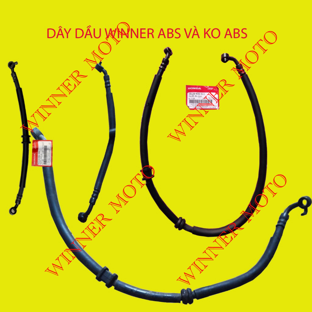 Dây phanh dầu trước, sau (ống dẫn) Winner V1, winner x abs