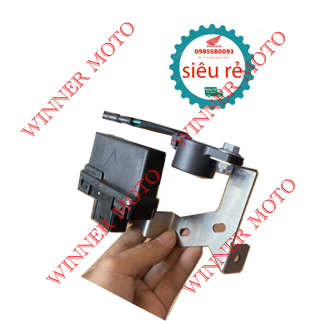INOX 304 không gỉ - Pát lắp smartkey Honda cho Winner X Winner 150 v1- pad lắp smk SCU + còi chíp + 