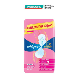 Băng Vệ Sinh Whisper Siêu Mỏng 5X Protect 24cm 20Miếng