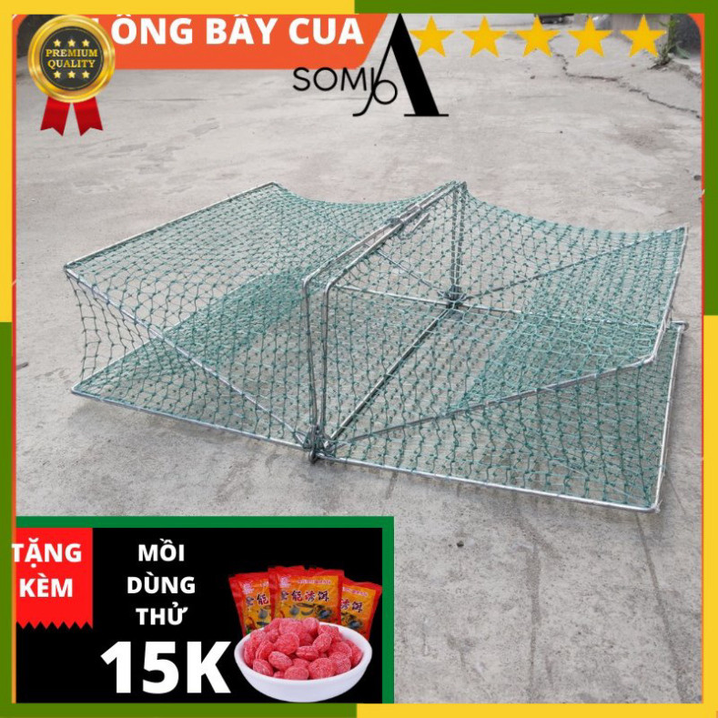 Lồng Bẫy Cua, Ghẹ, Cá Biển Dập Bẫy Cua, Ghẹ Đồ Câu Cá SOMIA aghai899
