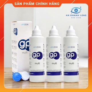 COMBO 3 chai nước ngâm kính áp tròng Avizor GP Multi (240ml) tặng 1 cây lấy Lens 50k