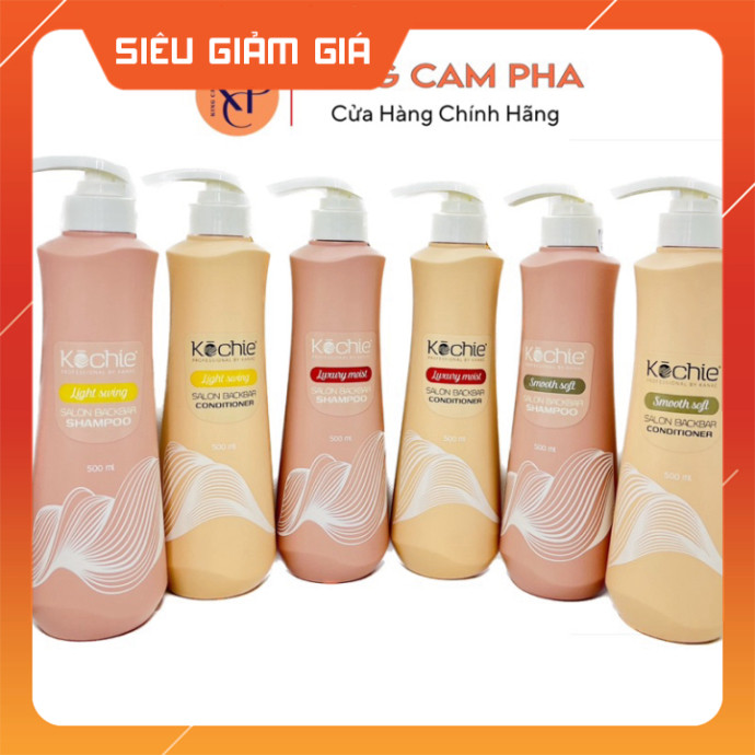 HCM Dầu Gội Xả Kochie Salon BackBar Luxury Moist / Lighl Swing / Smootl Solf 500ml
