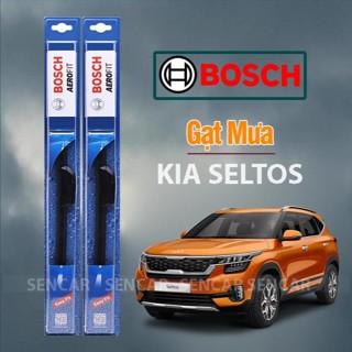 Gạt Mưa Xe Kia Seltos 2019 - 2025 Thương Hiệu BOSCH Aerofit Lưỡi Silicone Cao Cấp Chính hãng ( giá 1 đôi) .