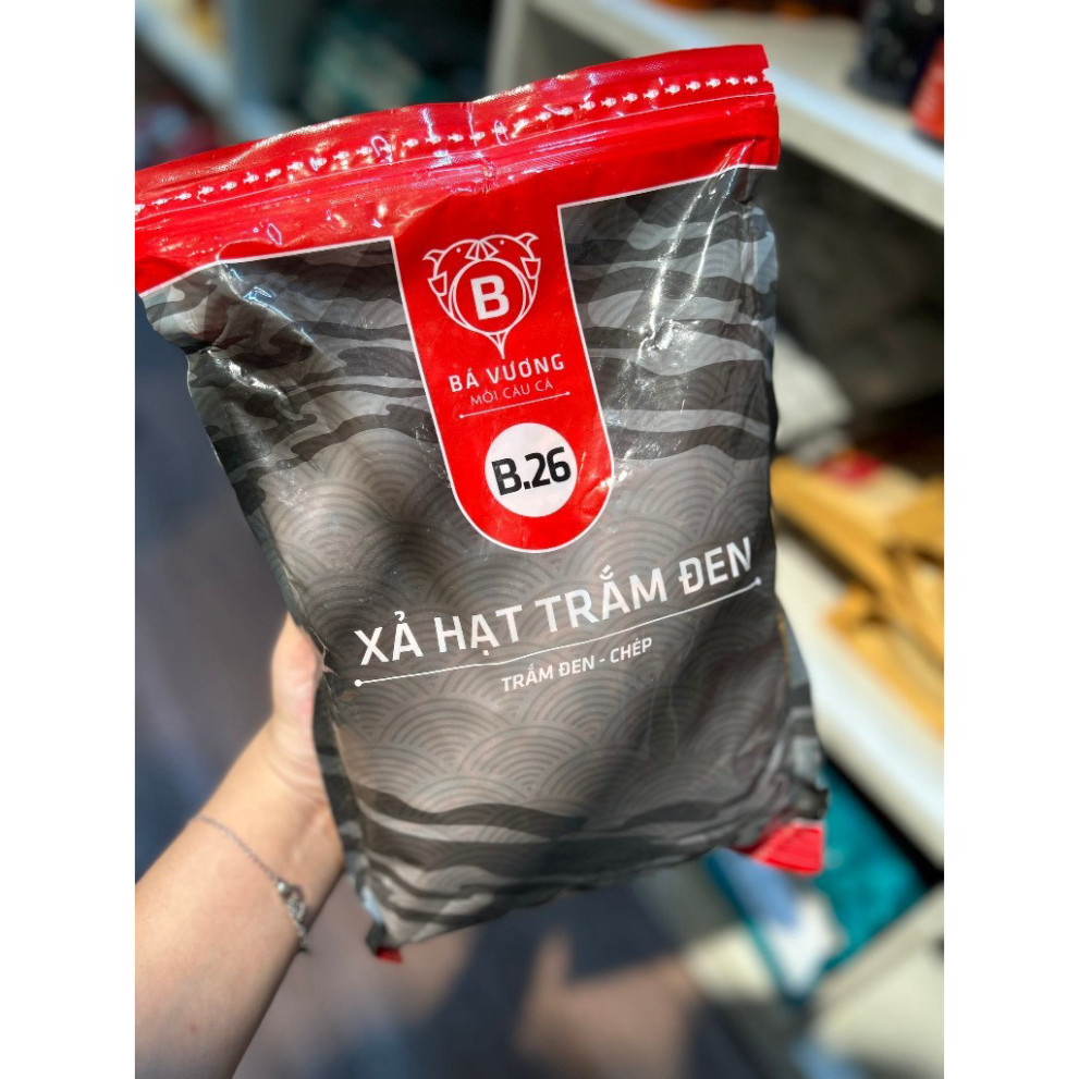Hạt Xả Trắm Đen B26 Chính Hãng Mồi Câu Bá Vương, Chuyên Trị Cá Trắm Đen gạhnnzzcjj