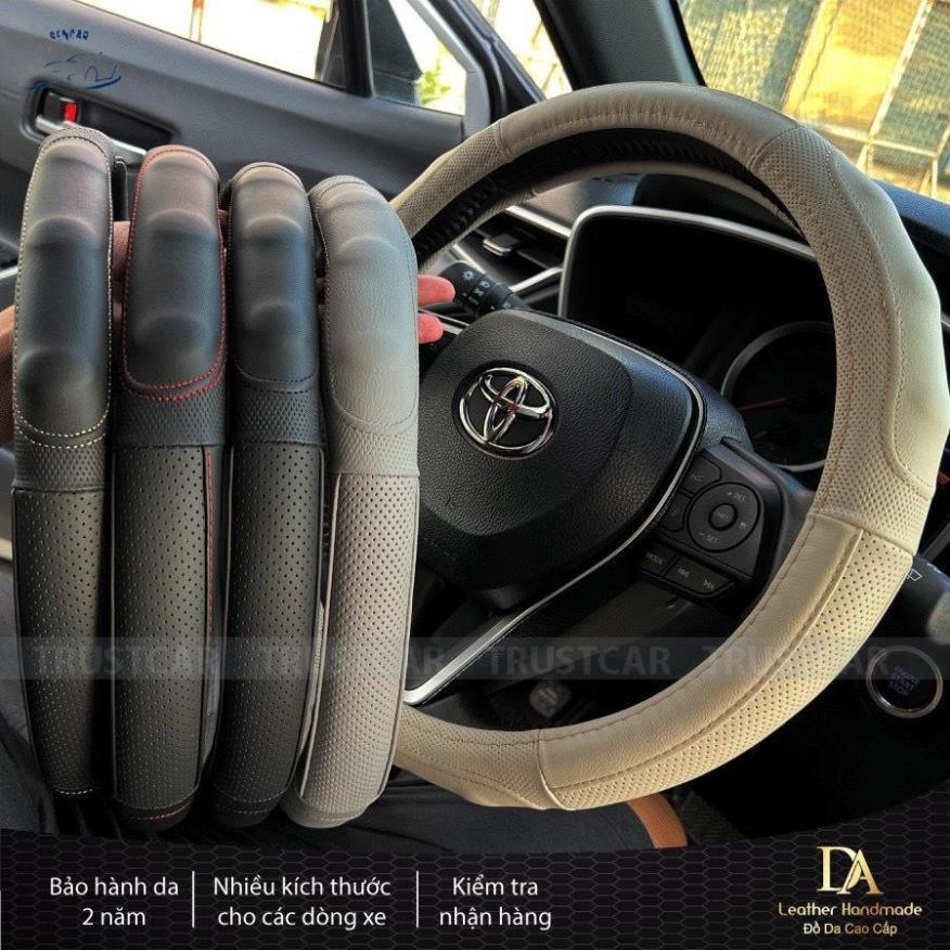 BỌC VÔ LĂNG Ô TÔ BẰNG DA CỪU 100% SIZE 38CM CHO XE 4 -16 CHỖ NGỒI, XE TẢI NHỎ