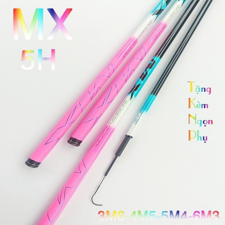 Cần Câu Tay, Câu Đài MX 5h 19i Tặng Ngọn Phụ Và Túi Cần adcvb8888