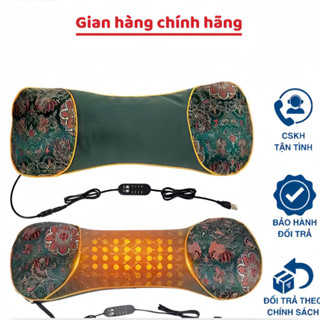 Gối ngải cứu FEINITE sưởi ấm bằng điện bảo vệ cột sống cổ vai gáy - Bảo Hành 3T