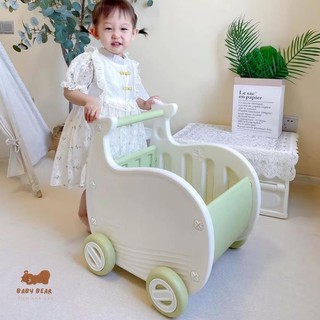 (Sz đại bé ngồi được) Xe đẩy tập đi cho bé cao cấp chống lật có giỏ đựng đồ chơi đa năng 4 chế độ