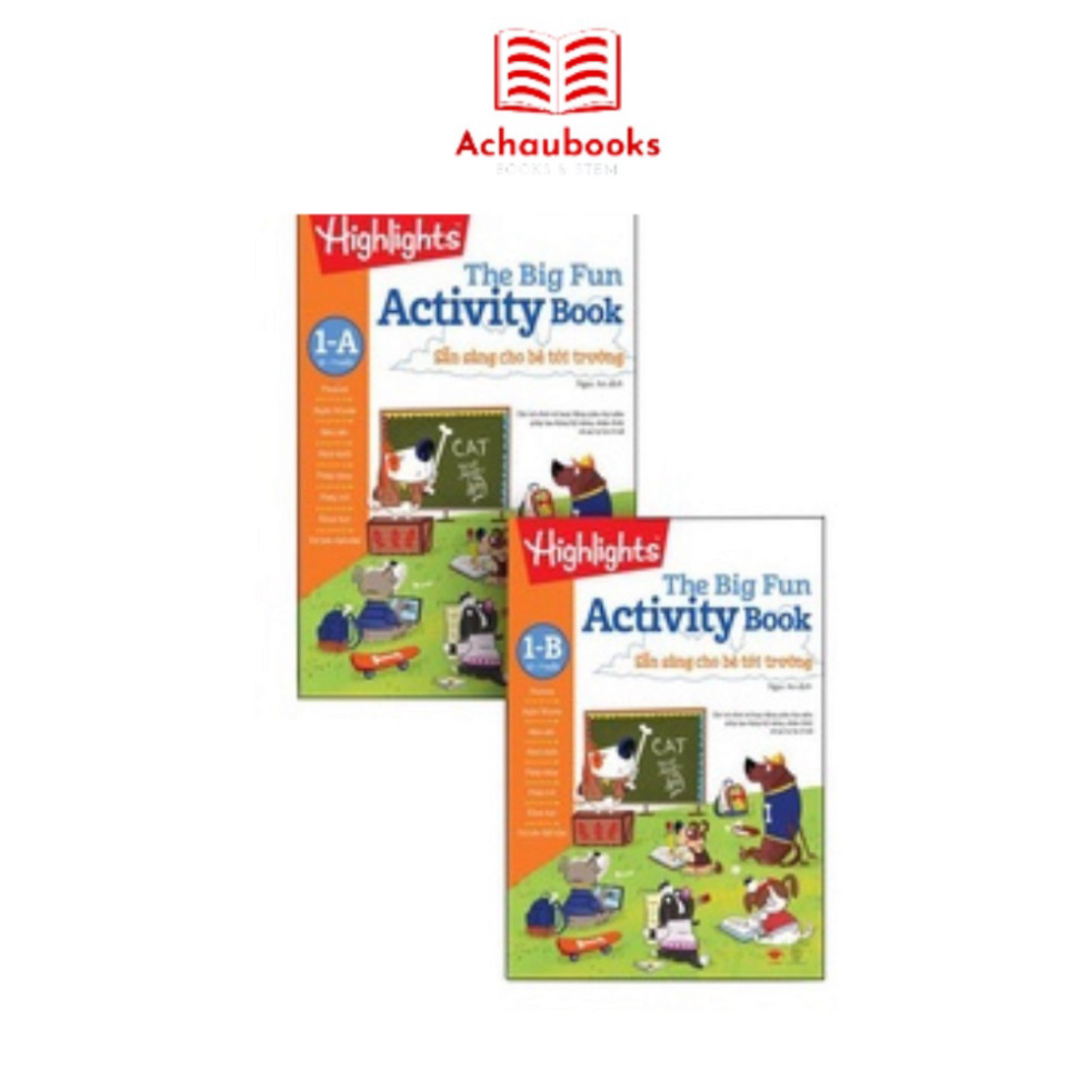 Sách Big Fun Activitity Books 1A 1B Sách phát triển tư duy cho bé 5 7 tuổi Á Châu Books #huongbook