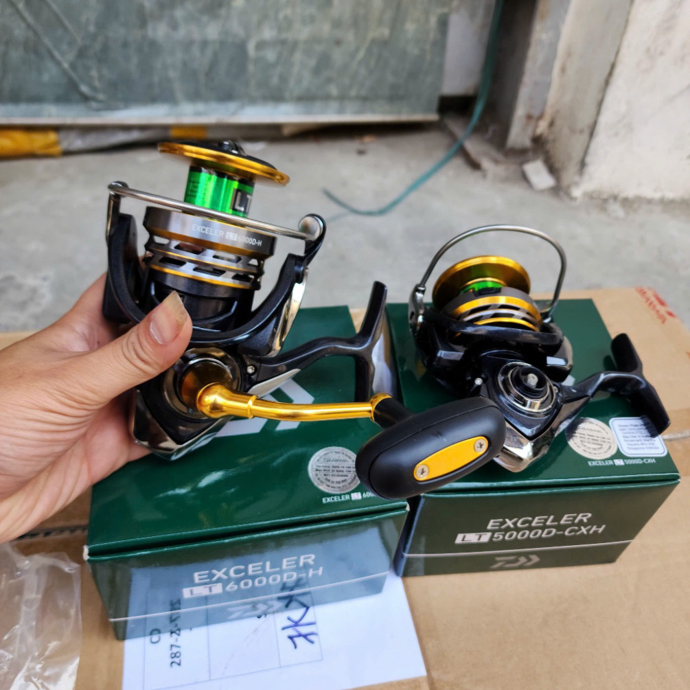 Máy câu Daiwa Exceler LT - Đợt này bên hãng sale giá siêu tốt  e về 3 size 1000 - 5000 - 6000. acvnb