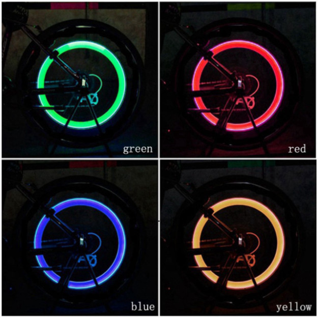 Đèn Led Gắn Van Bánh xe đạp điện / Xe Máy