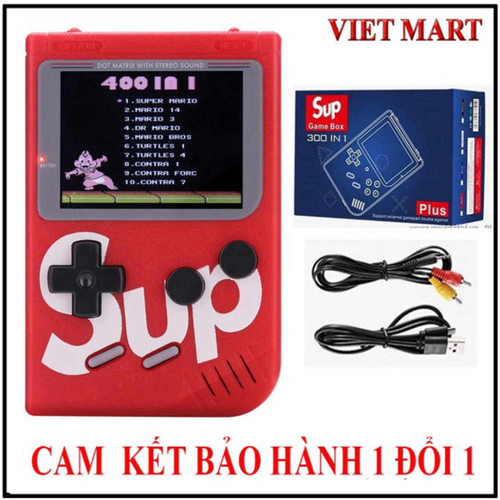 Máy Chơi Game SUP MINI 400 trò Loại 1 giải trí cực vui, Máy Chơi Game Sup 400 game huyền thoại, Máy 