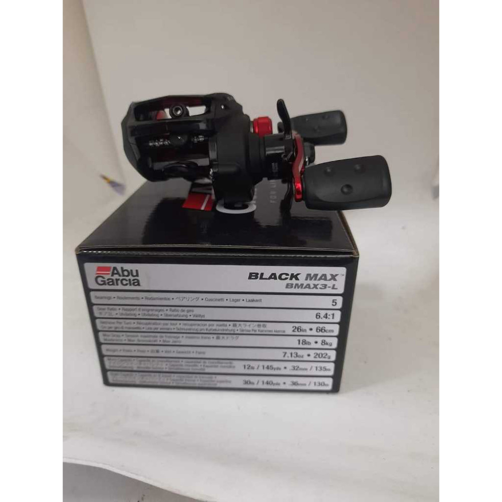 Máy Ngang Abu Garcia Black Max 3 Tay Trái Tay Phải acvnb123zzv