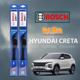  Gạt mưa ô tô cần gạt mưa silicon xe Hyundai Creta 2022 - 2023 gạt sạch êm bộ 2 cần gạt size 16" và 26" . 