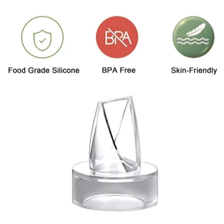 (HoảTốc1h) Van chân không máy hút sữa Moaz Bébé MB-090 chính hãng - Van xả, van mỏ vịt, van 1 chiều,