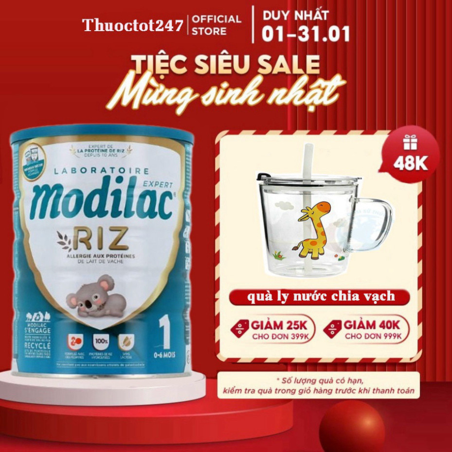 ✈️Sữa modilac Riz hộp 800g 1,2,3 Pháp hàng bay air date mới ✈️