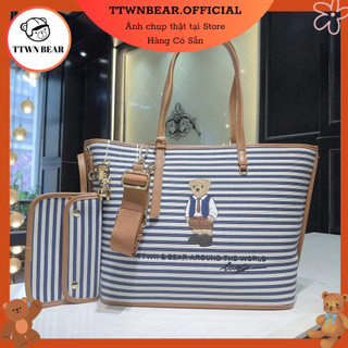 (HN HỎA TỐC) Túi Tote TTWN BEAR TN3687 (Set Túi Ví) chính hãng