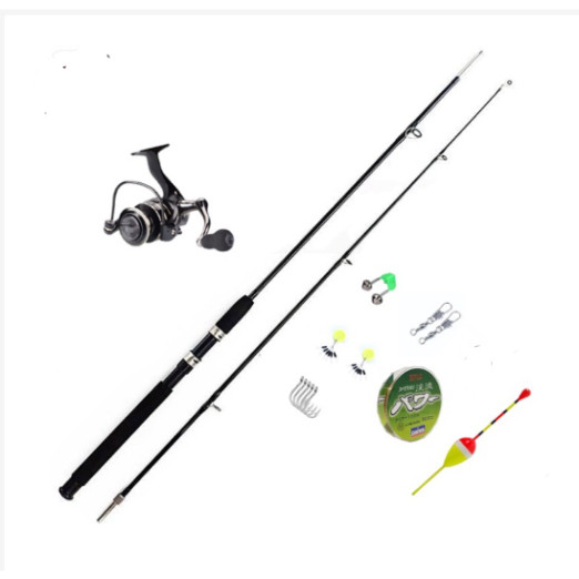 [Chất Lượng] Cần Câu Máy 2 Khúc Đặc, Máy Deukio AC Siêu Khỏe, Combo Cần Câu Máy, Bộ Cần Câu Máy