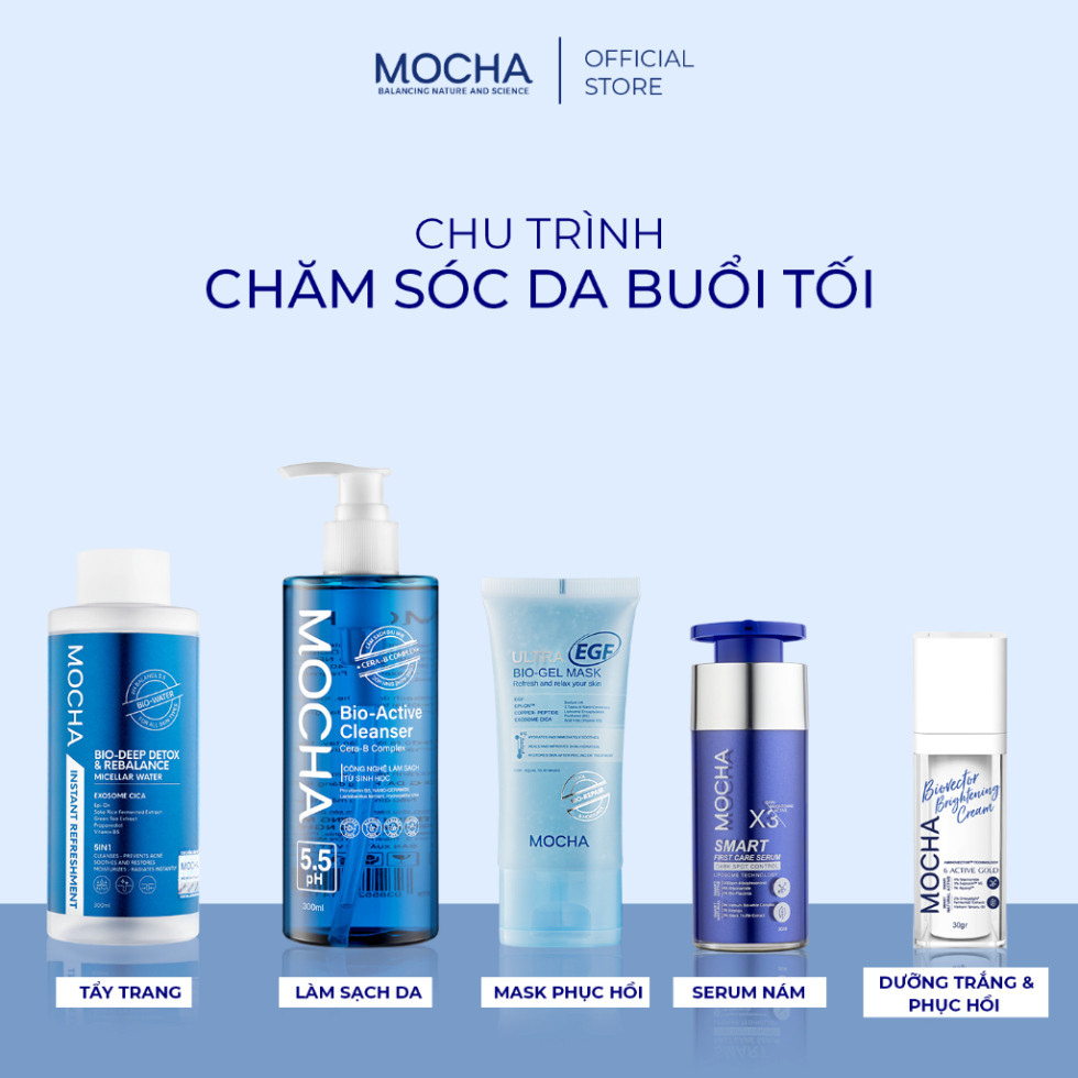 Tinh Chất Giảm Sạm Nám Chuyên Sâu Mocha Smart First Care Serum 30ml