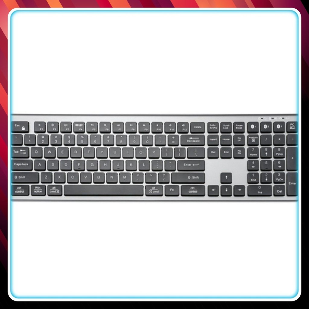 Bàn Phím Bluetooth Đa Thiết Bị 108 Phím – Full Size 108 Keys Bluetooth Keyboard