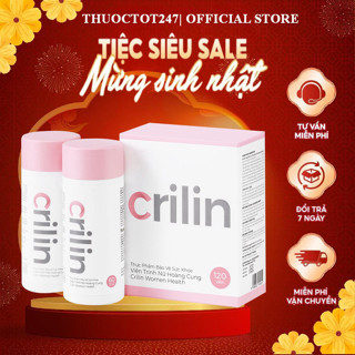 Viên uống Trinh Nữ Hoàng Cung Crilin Women Heatlh giảm u xơ tử cung điều hoà kinh nguyệt cân bằng nội tiết tố hộp 60v