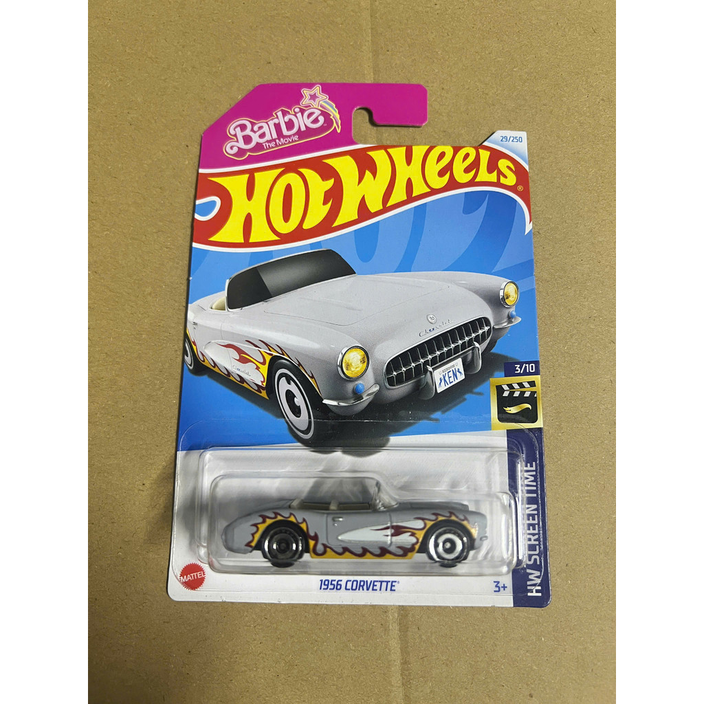 LeHuong Diecast - Xe mô hình Hot Wheels Barbie the Movie 1956 Corvette